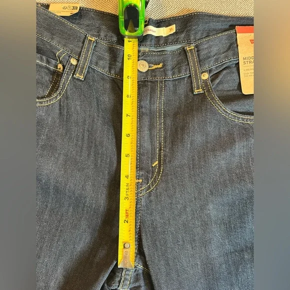NWT Levi's Middy Straight Leg Jeans 31 X 30 - Picture 7 of 12
